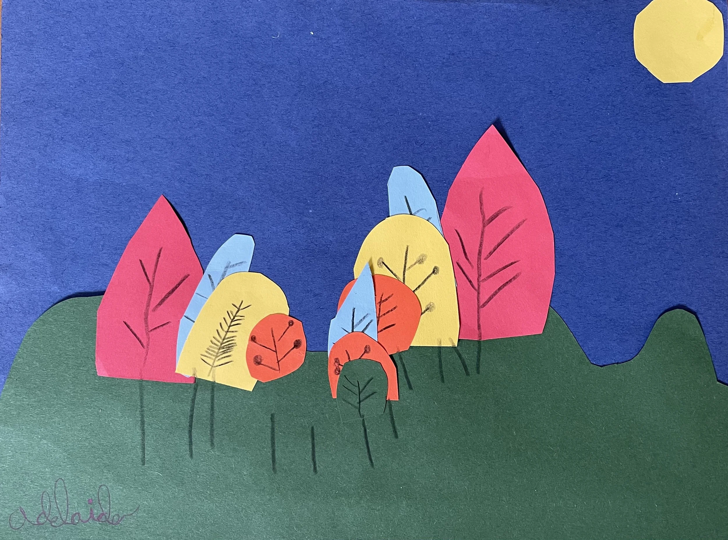 Colorful community illustration celebrating neighborhood life in Ashland